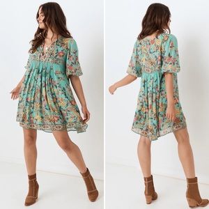 EUC Spell Designs Hendrix Tunic Dress in Sky
